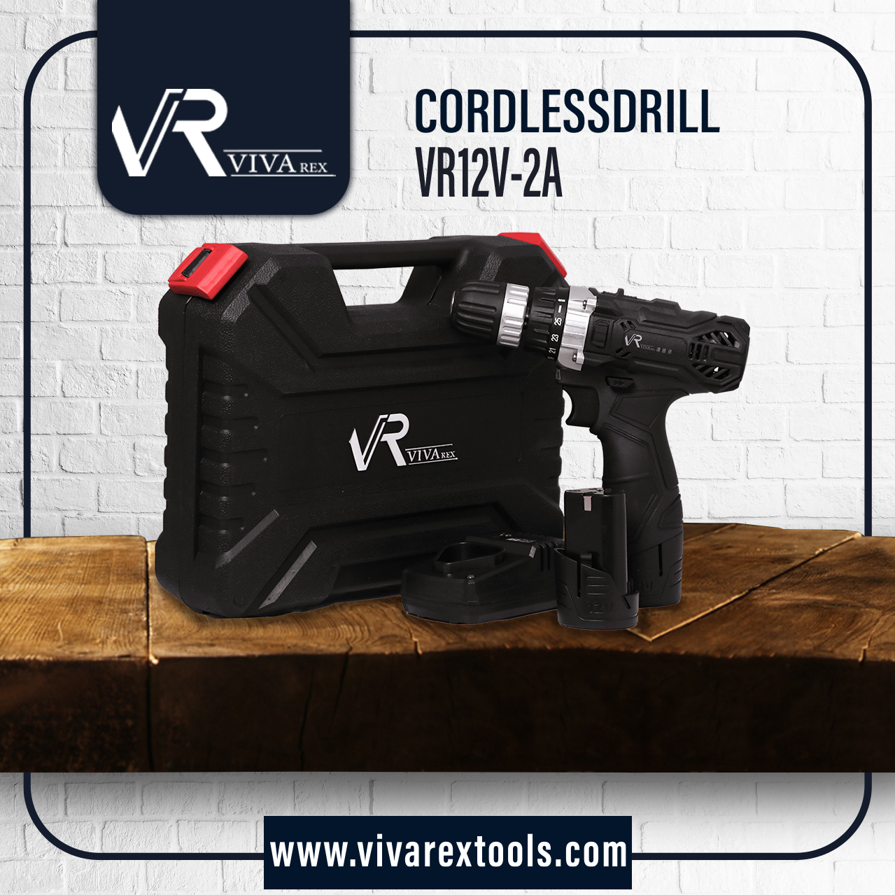 دریل شارژی ویوارکس VR12V-2A