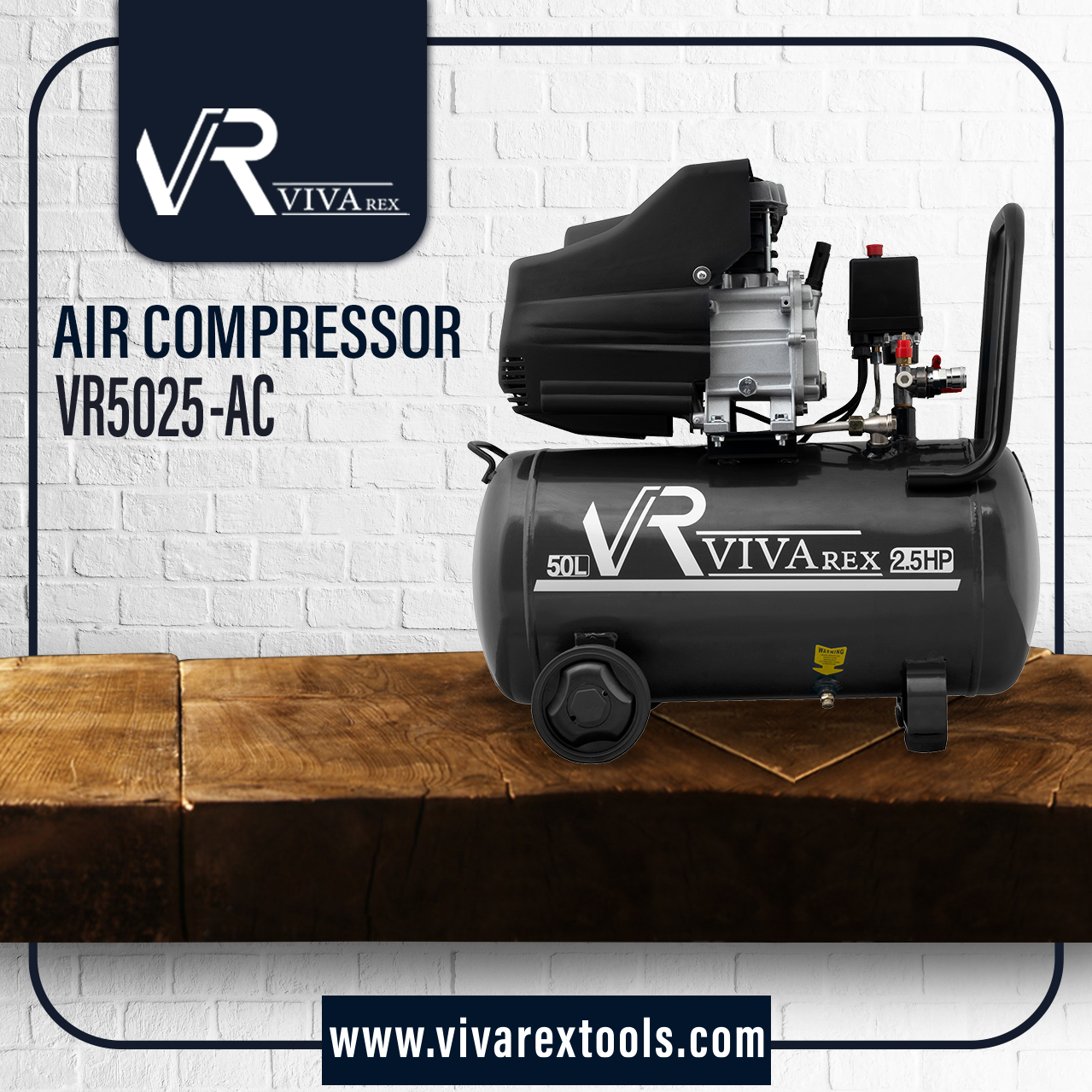کمپرسور ۵۰ لیتری ویوارکس VR5025-AC