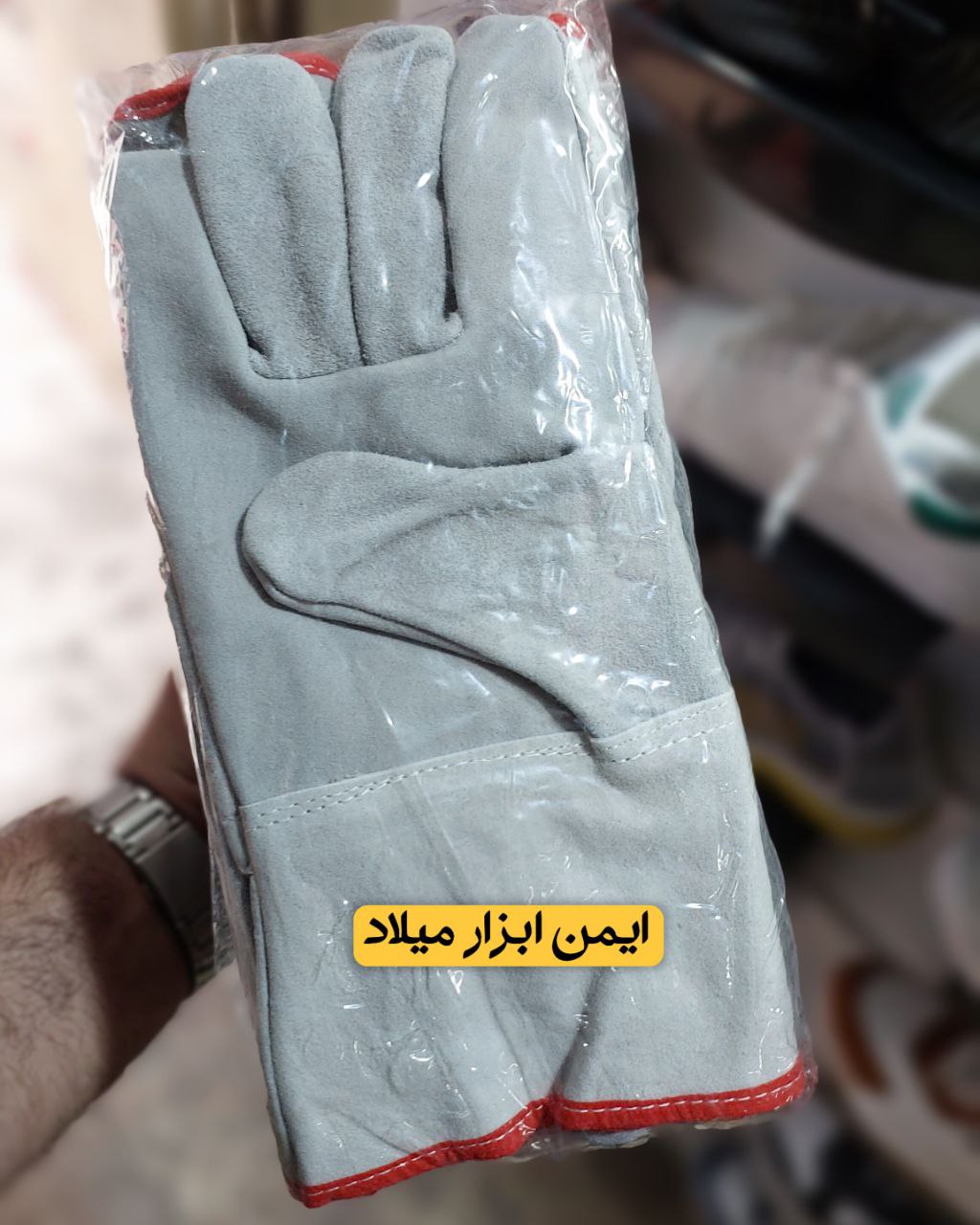 دستکش تمام چرم ۳۰ سانتی
