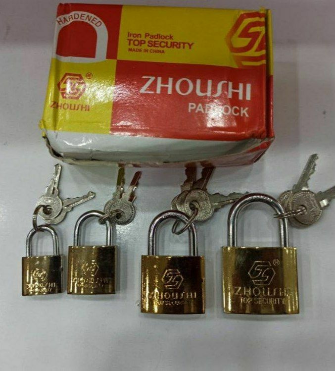 قفل آویز کلید ساده ۲۰ ۲۵ ۳۲ ۳۸ زوشی ZHOUSHI