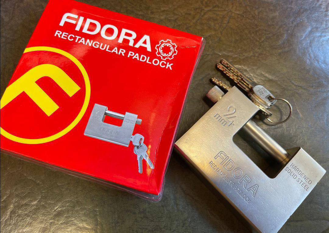 🟠قفل کتابی کلید دوشیار ۹۴فولادی فیدورا FIDORA🟠