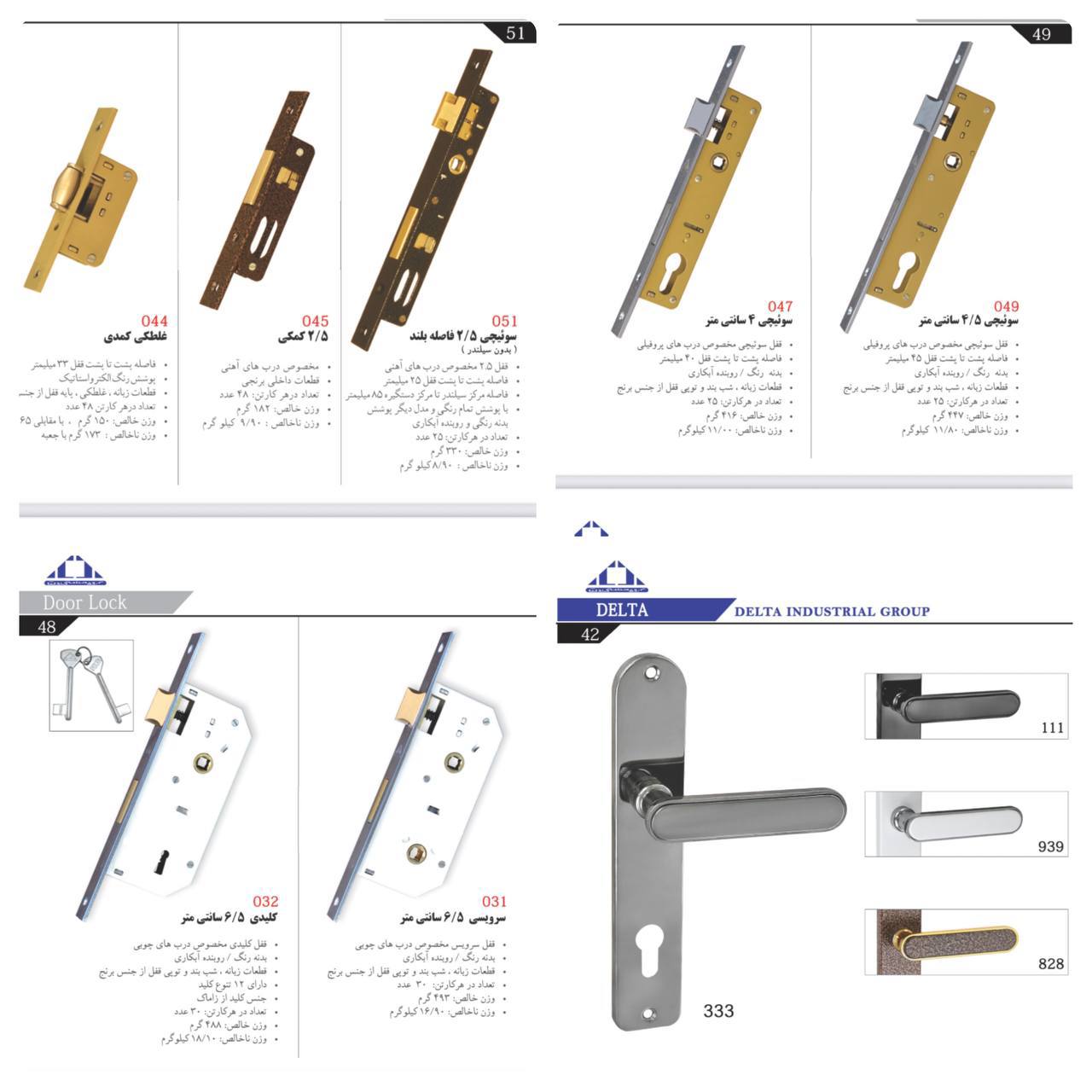 محصولات شرکت دلتا در حال توزیع