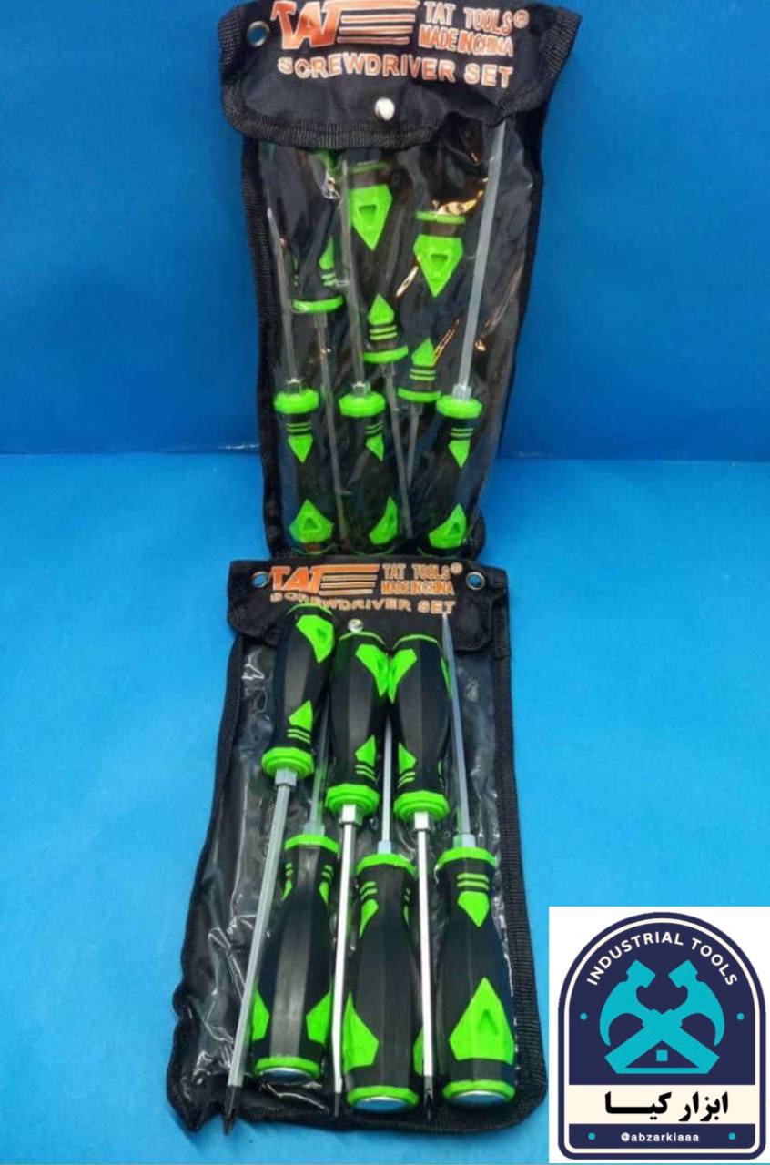 پیچ گوشتی سری کیفی ۶ عددی ضربه خور