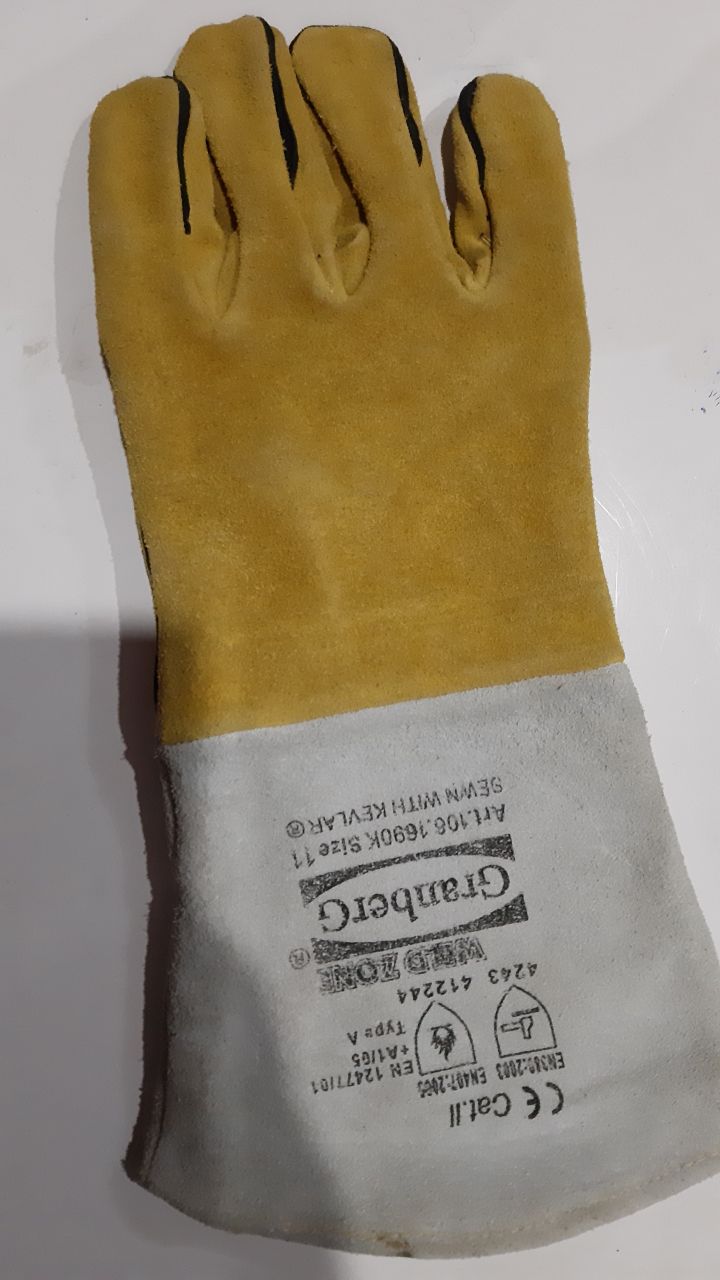 دستکش جوشکاری هبارت