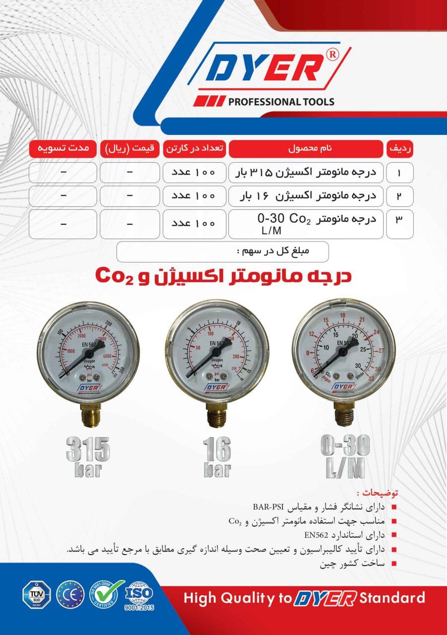 درجه مانومتر دایر