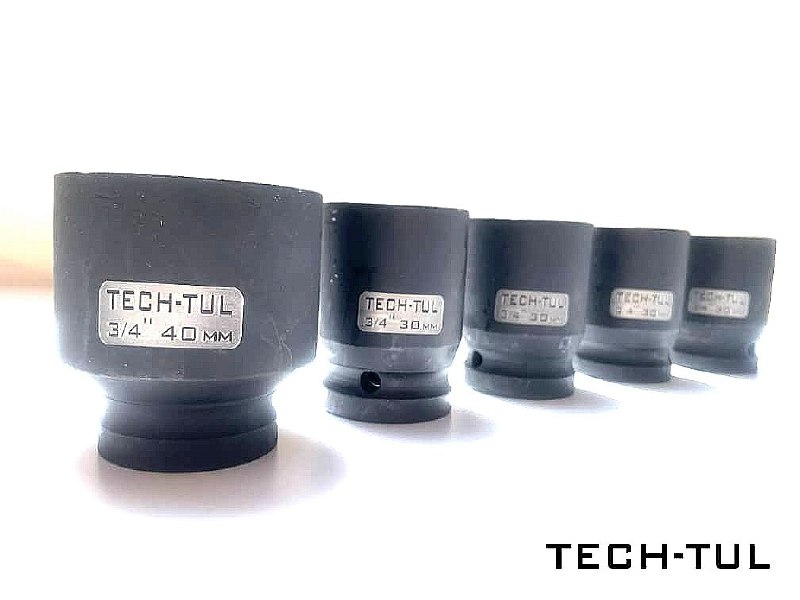 بکس فشارقوی کوتاه درایو3/4 مشکی TECH-TUL 