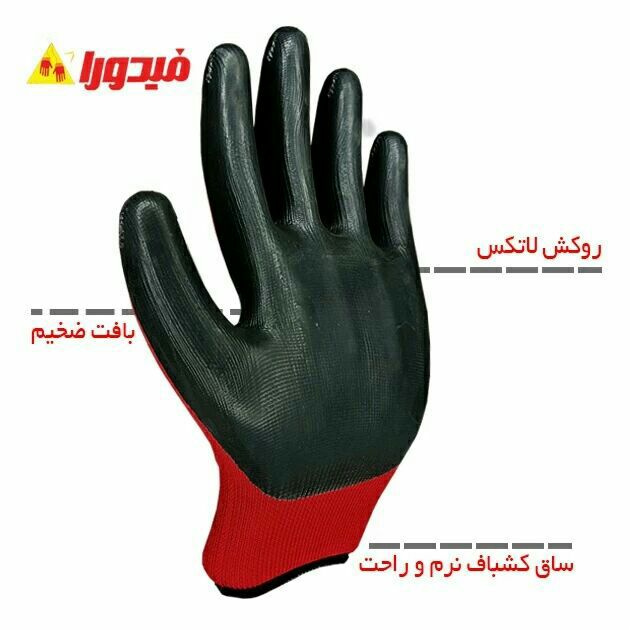 دستکش کف مواد فیدورا