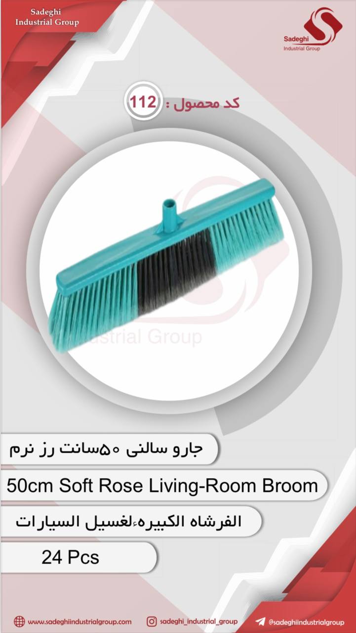 جارو سالنی ۵۰ سانت رز نرم