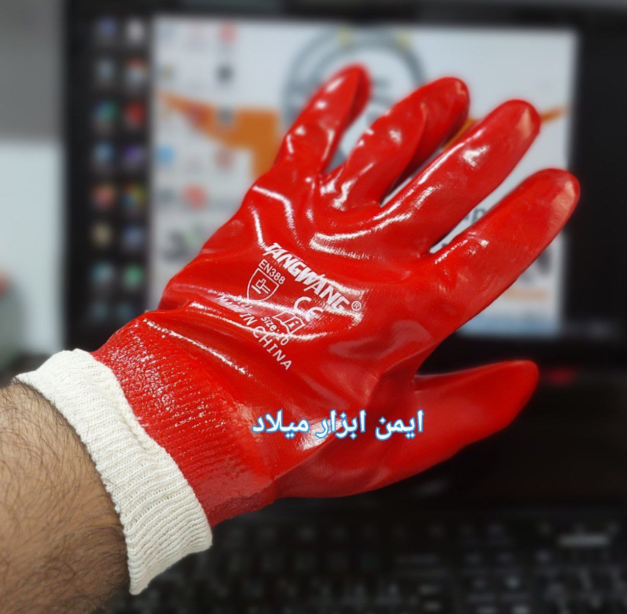 دستکش ضد اسید مچ کش تانگ وانگ