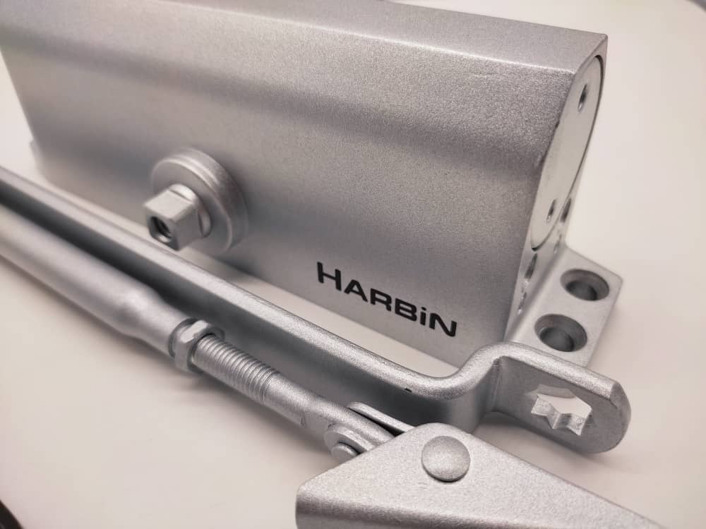 #جک_آرام_بند_HARBiN #فنر_درب جک پشت درب هاربین در سایز های ۲:۳:۴:۵ مناسب برای تمامی درب های فلزی و چ