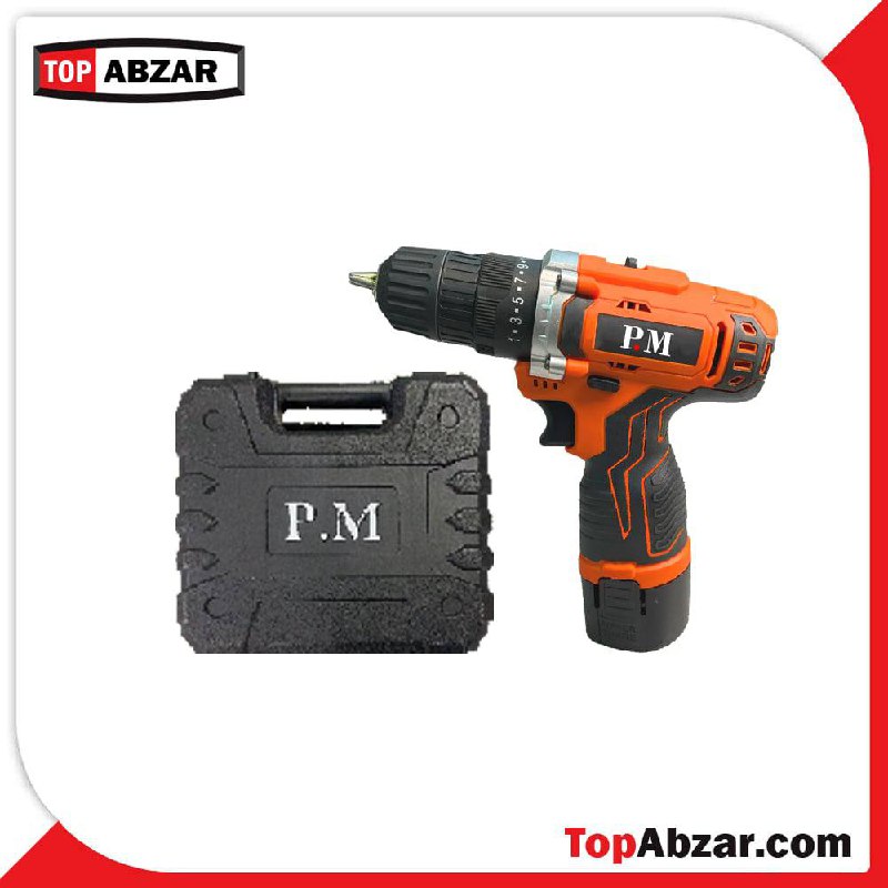⭐️ دریل شارژی ۱۲ ولت پی ام مدل PM2 
