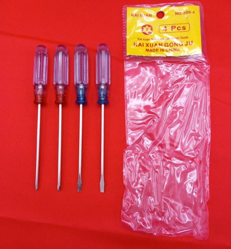 پیچ گوشتی ساعتی ۴ عددی 