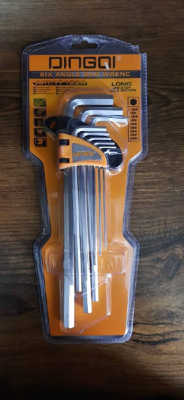 آلن کارتی بلند شش گوش و ستاره ای دینگی ، دینگشی