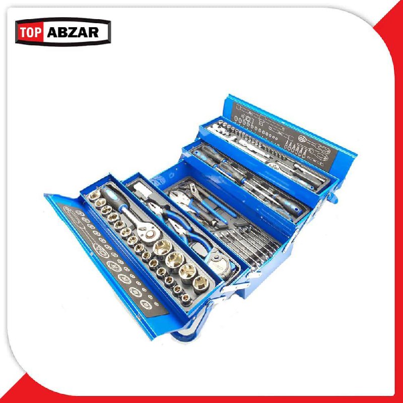 ⭐️ جعبه ابزار 85 پارچه صنعتی باس مدل BS-123T160-85