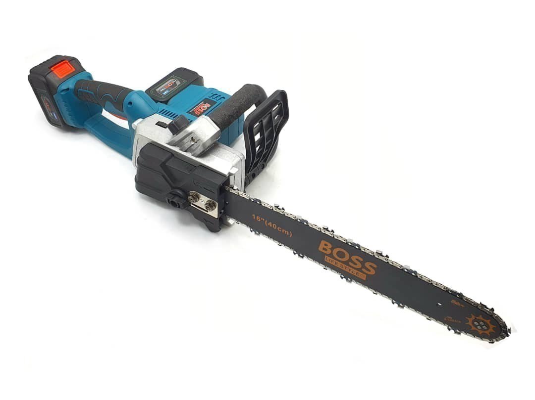 ⭐ اره زنجیری شارژی ۴۰ سانت صنعتی باس 