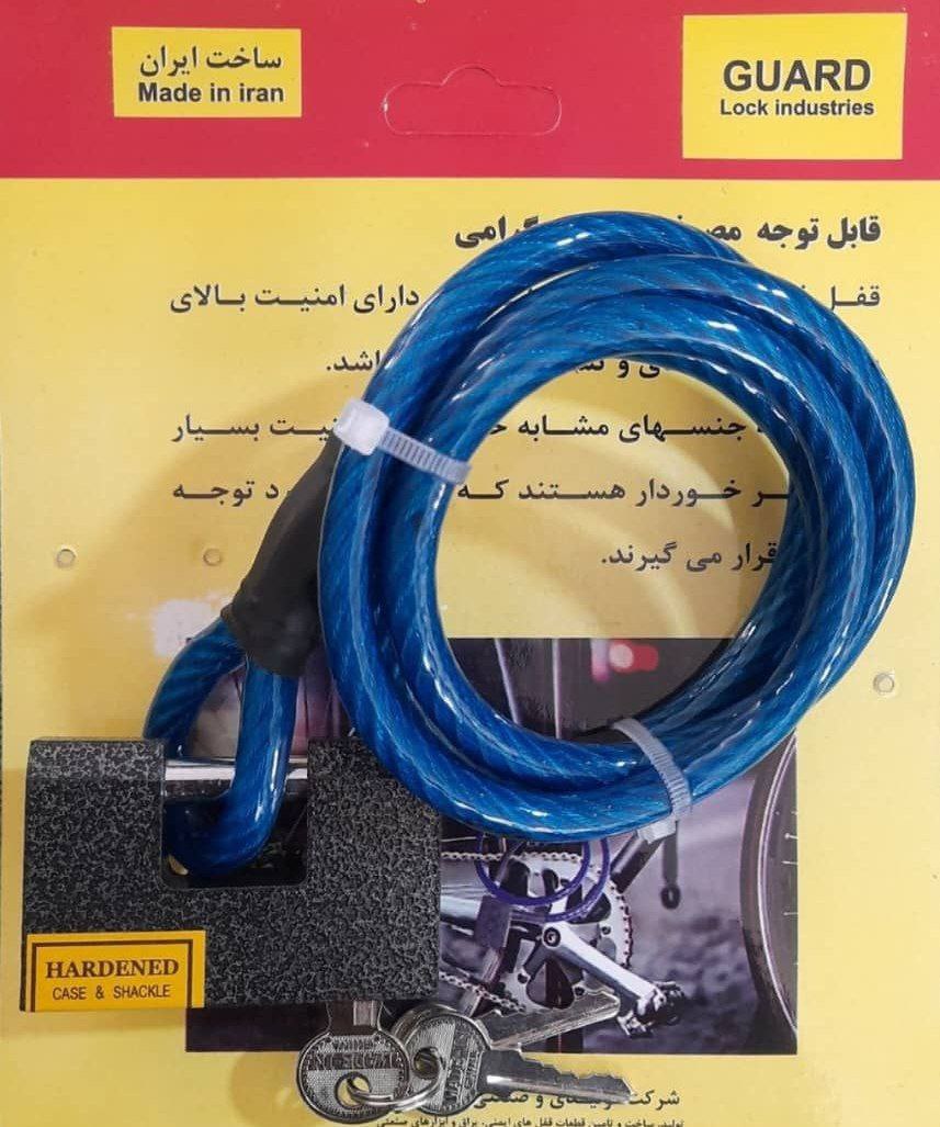 قفل دوچرخه ای قفلدار گارد GUARD کارتن ۴۸ عدد