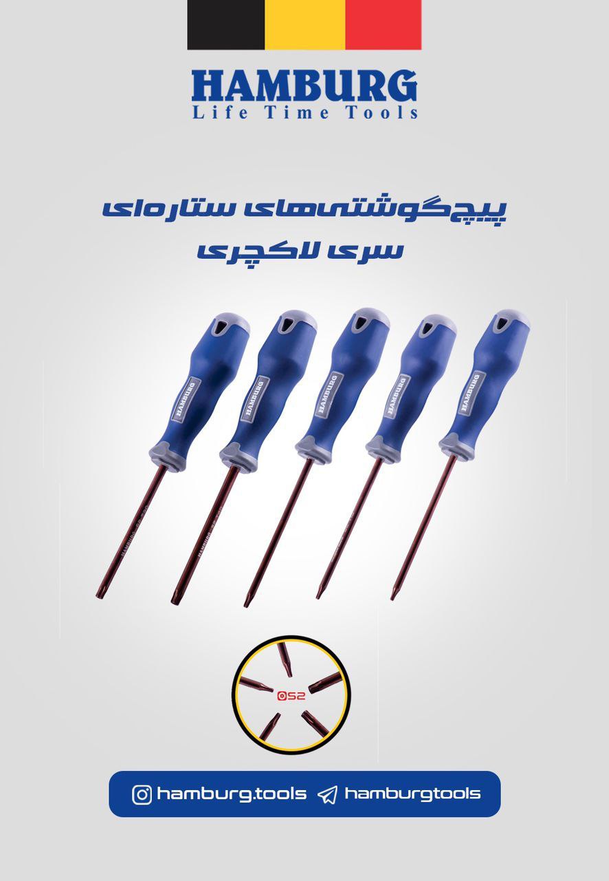  پیچ گوشتی ستاره ای سری لاکچری هامبورگ