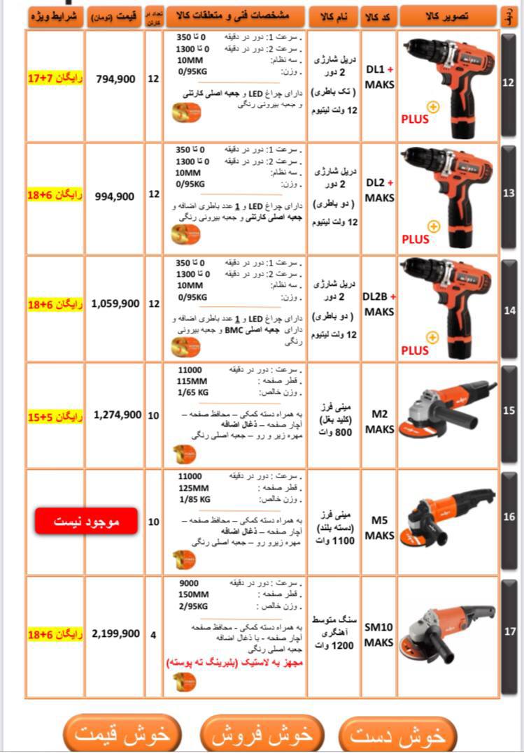   فروشگاه ابزار حرفه‌ای 