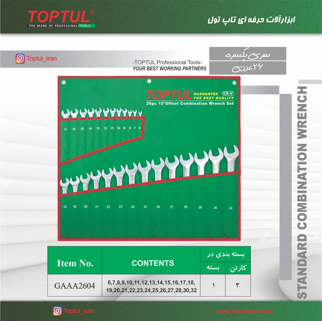 ابزارالات حرفه ای تاپ تول جهت اخذ نمایندگی تماس حاصل فرمایید تلفن :۰۲۱/۶۶۷۰۶۴۲۴ تلگرام گروه تاپ تول: