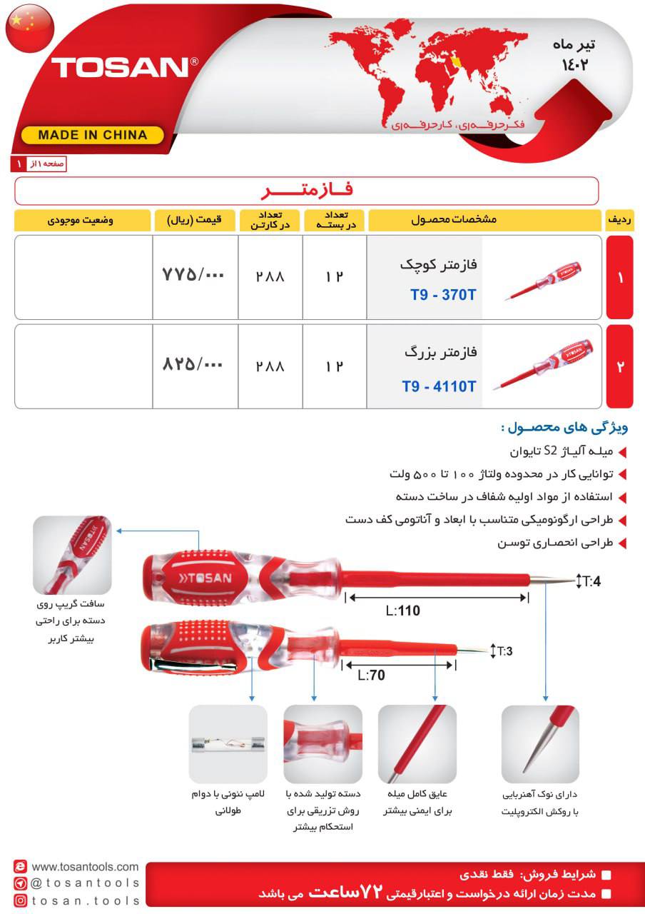 فازمتر توسن 