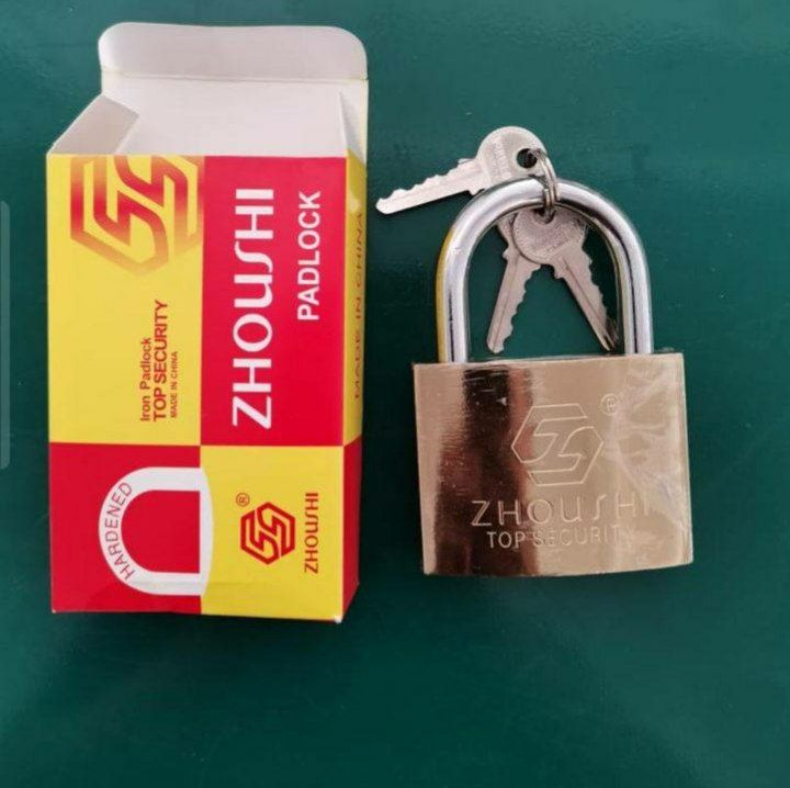 قفل آویز ۶۳ کلید ساده زوشی ZHOUSHI کارتن ۶۰ عدد