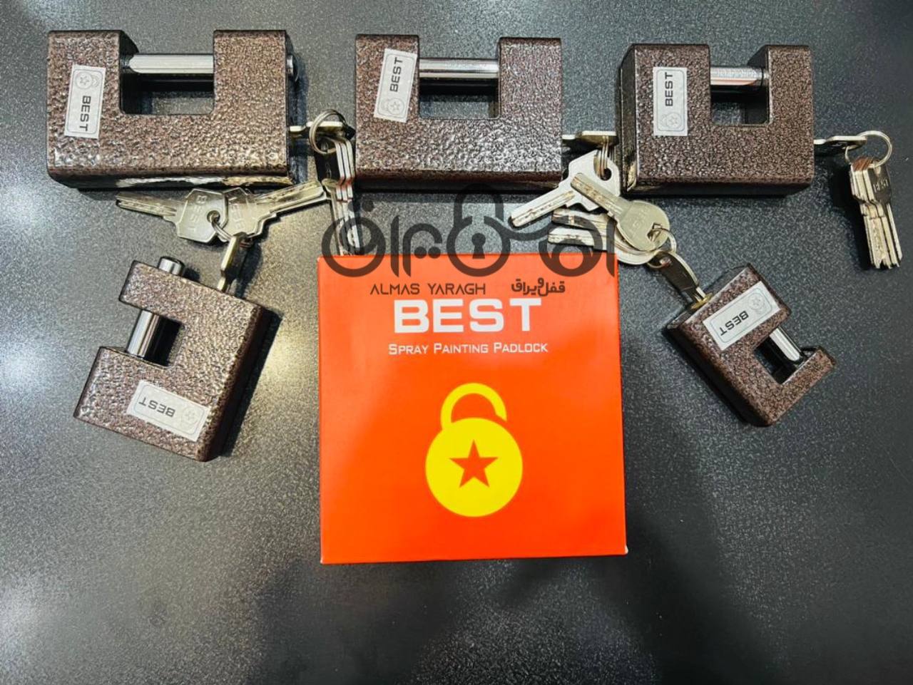 قفل کتابی روکشدار چکشی BEST
