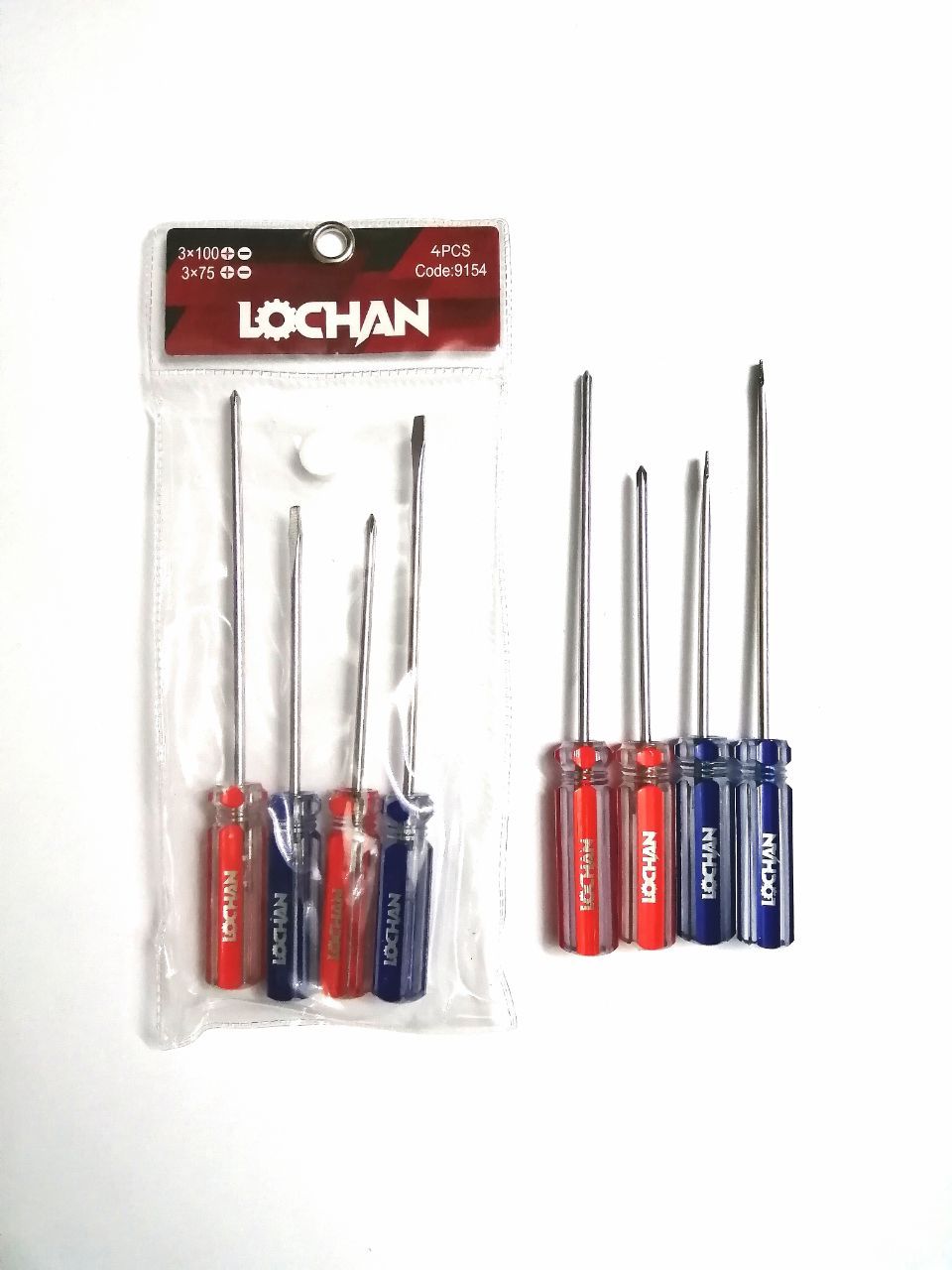 کیت پيچ گوشتی 4عددی  LOCHAN 