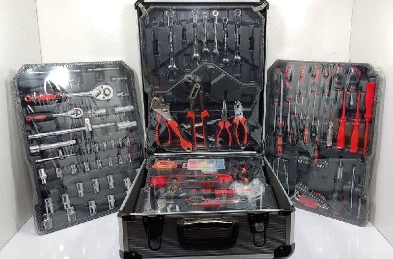 چمدان ابزار ۱۸۷ پارچه 