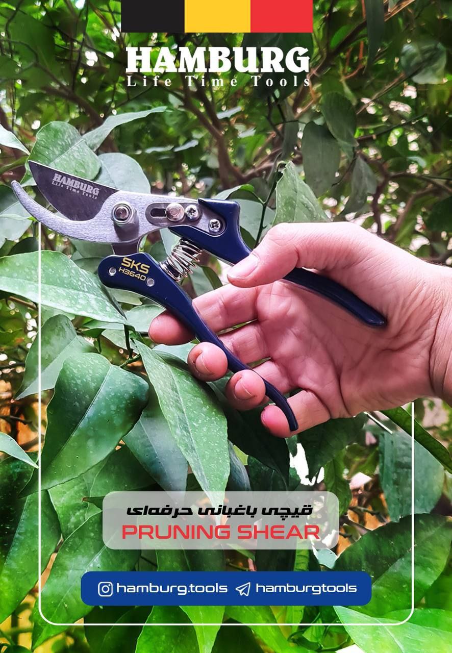قیچی باغبانی حرفه‌ای سری PRO هامبورگ 