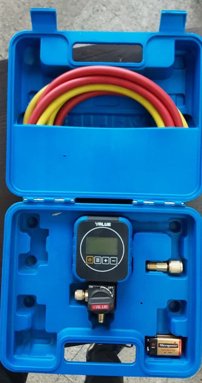 #مانیفیلد#گیج # شارژ گاز دیجیتال مارک ولئو 