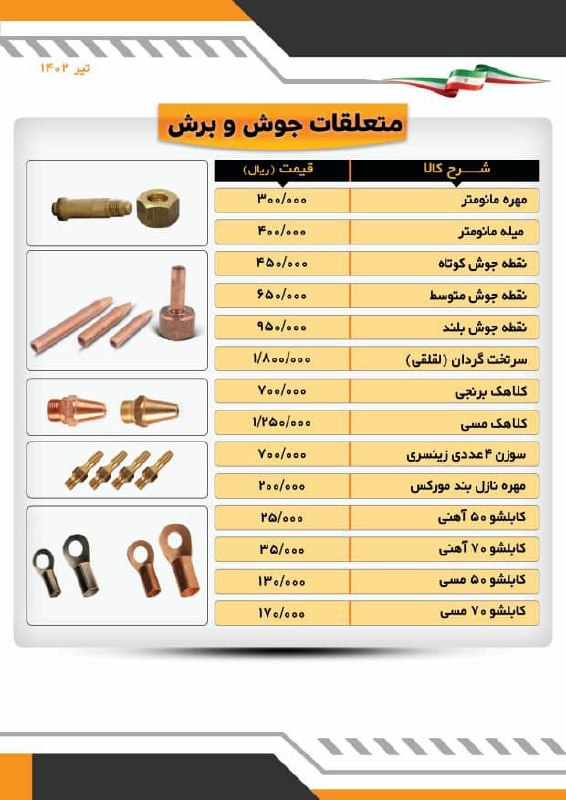#کابلشو اهنی #کابل شو مس#لغلغه#نقطه جوش#متعلقات جوش