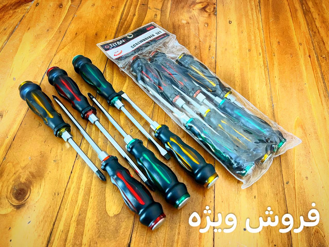 پيچ گوشتي ٦ عددي ضربه خور تيتان