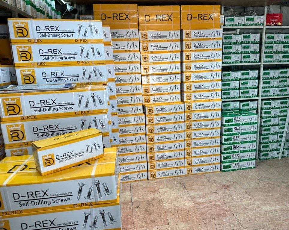 پیچ های سرتخت مته ای 