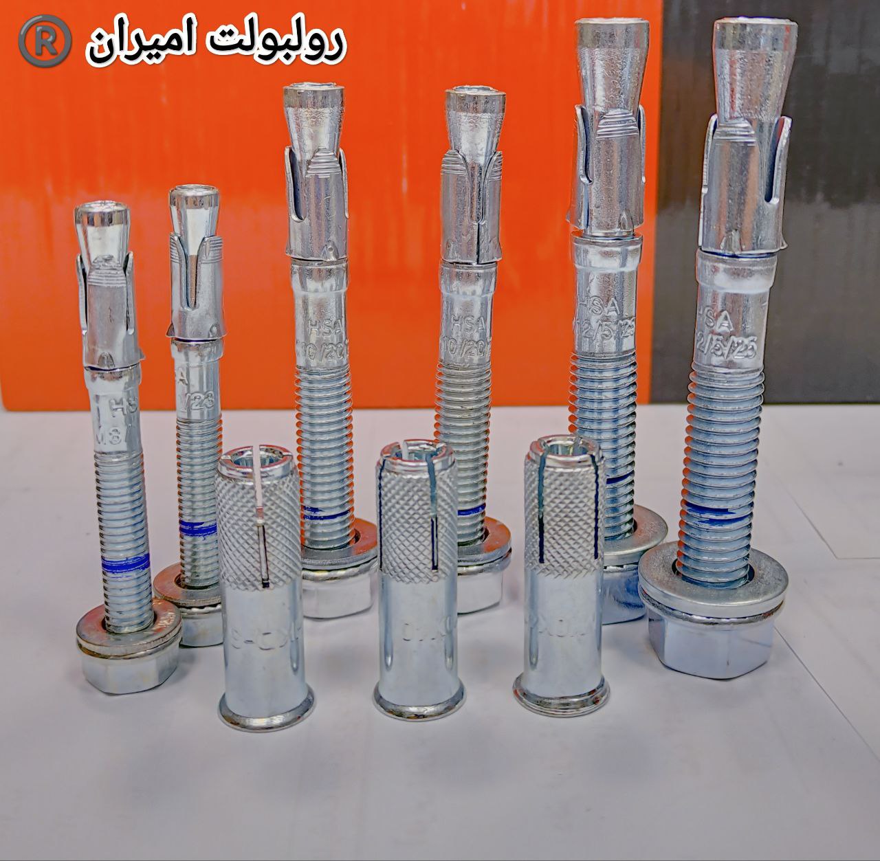 رولبولت غلافی انکرHSA_HKDسرمته