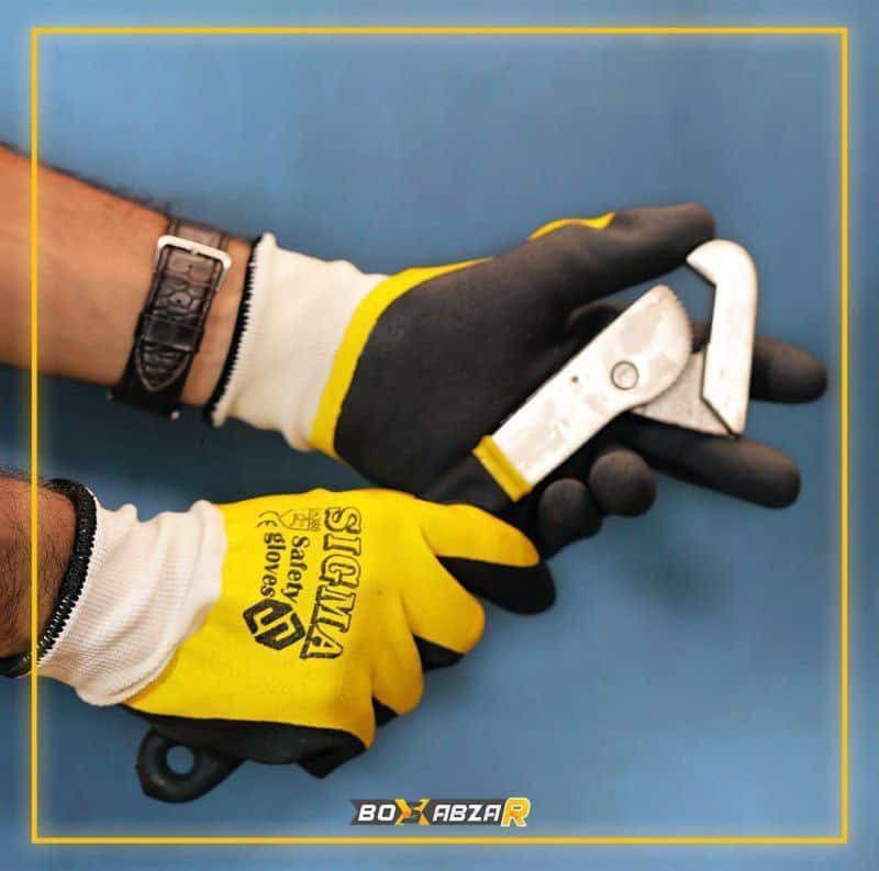 دستکش_ فوم دوبل _سیگما _ کد 485