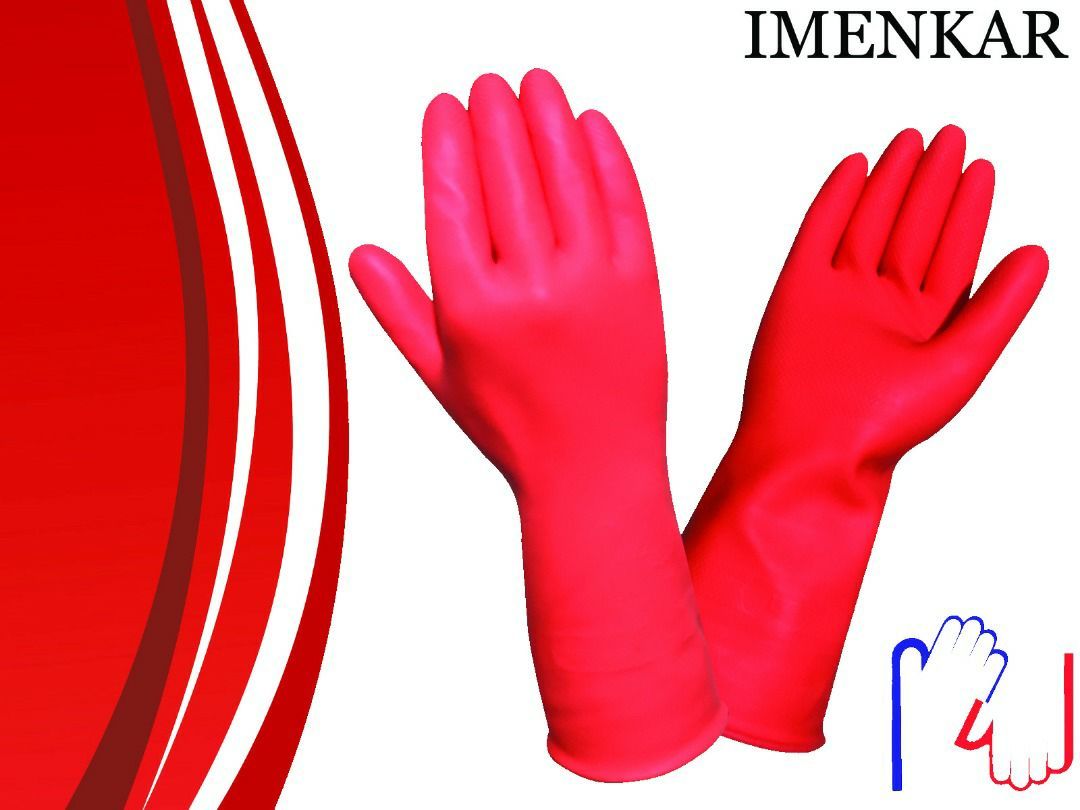 دستکش لاستیکی ایمن کار