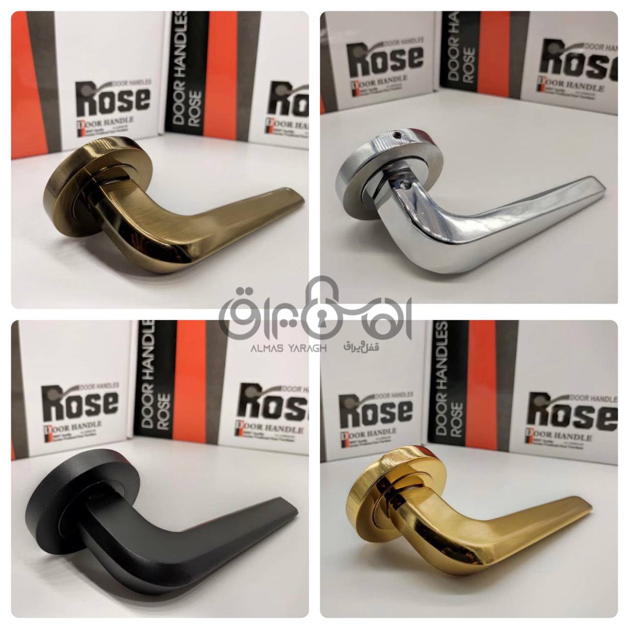 دستگیره رزت شرکت ROSE کیفیت عالی،با ضمانت کارتن:۲۴ عدد کانال واتس اپ: https://chat.whatsapp.com/HdUW