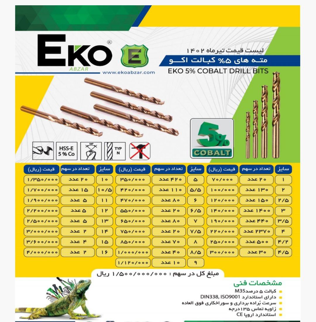 مته کبالت اکو