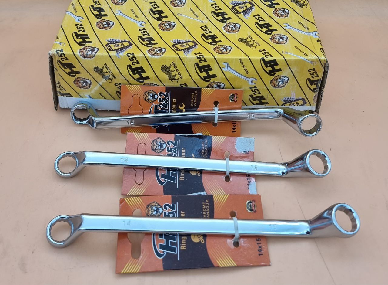  آچار دوسررینگی ۲۳*۲۱ HT 252 تعداد داخل کارتن ۱۲۰ عدد 