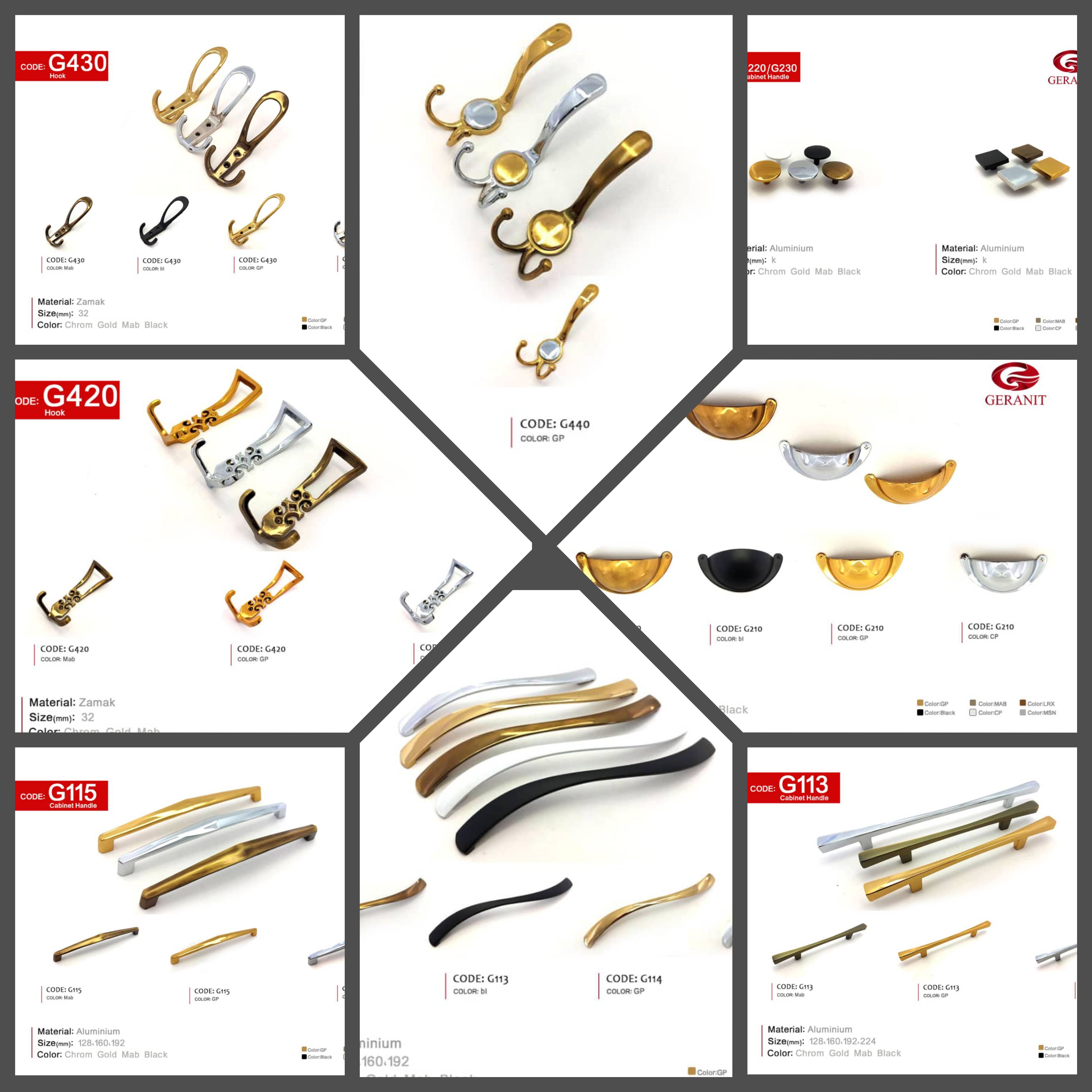 دستگیره کابینتی گرانیت 