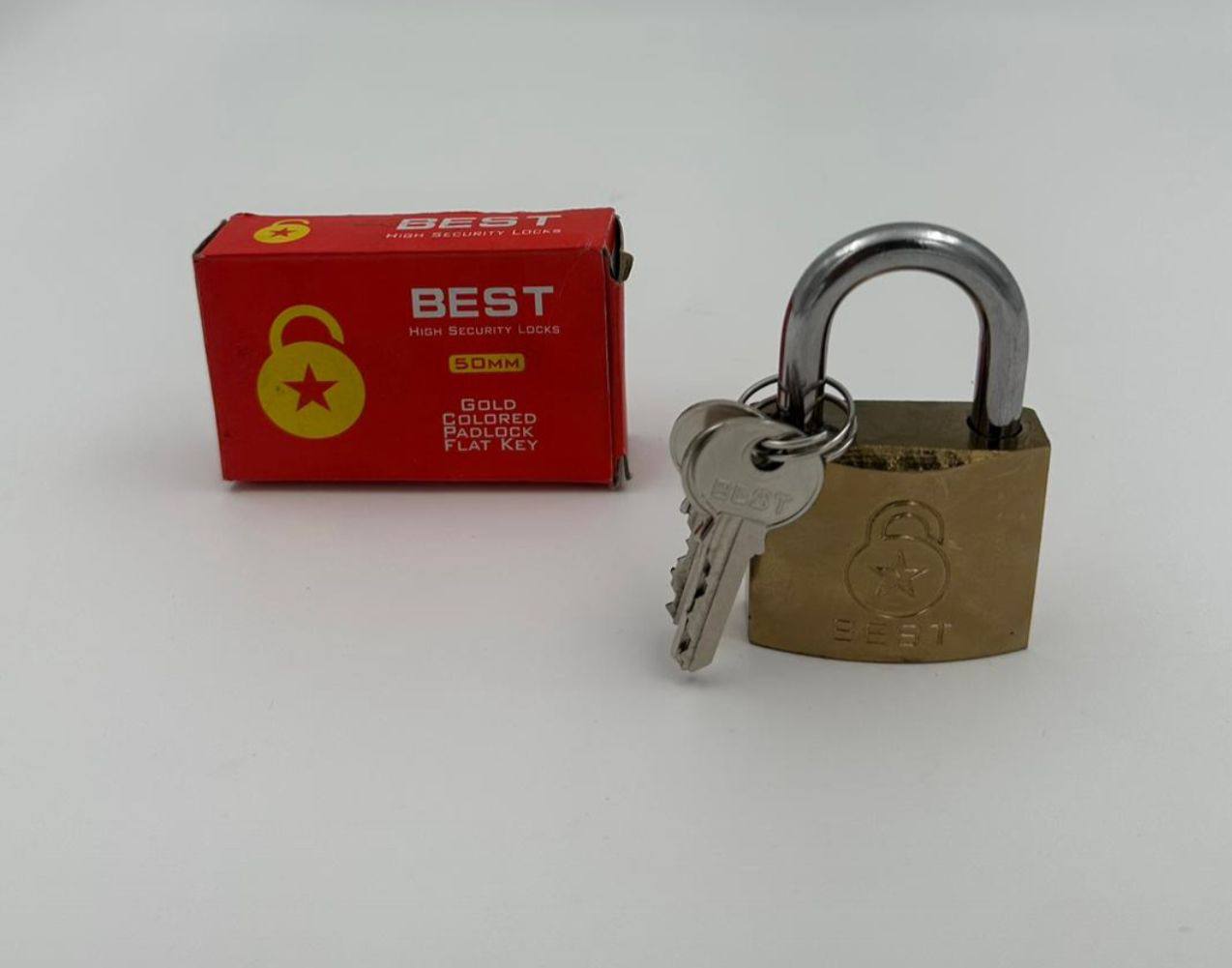 قفل آویز طلایی BEST 