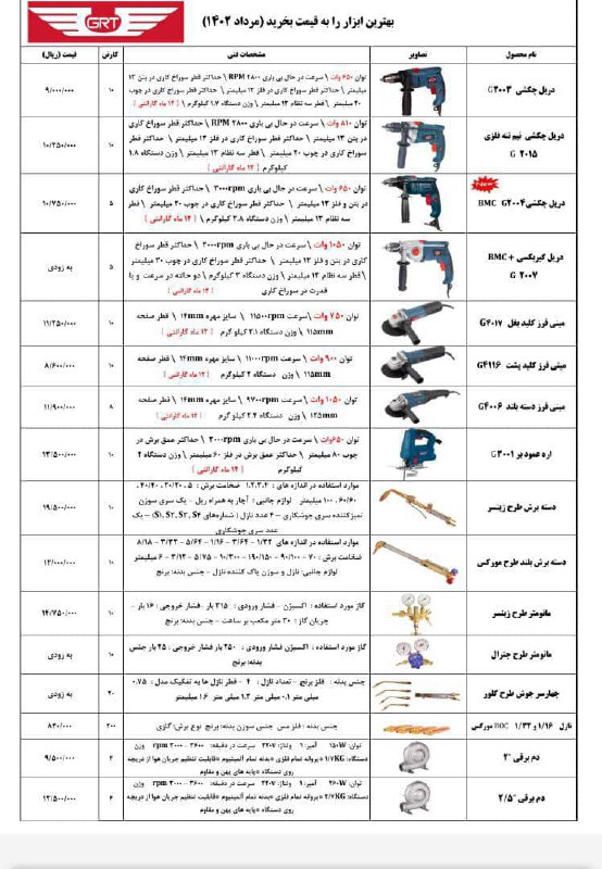  فروشگاه ابزار حرفه‌ای 