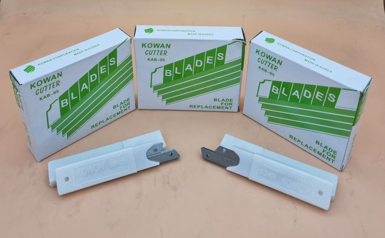  تیغ کاتر کوچک KOWON MADE IN KOREA تعدادداخل کارتن ۱۰۰۰۰ عدد
