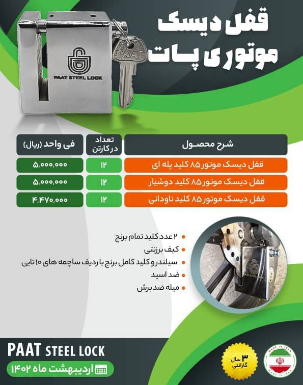 لیست محصولات پات 
