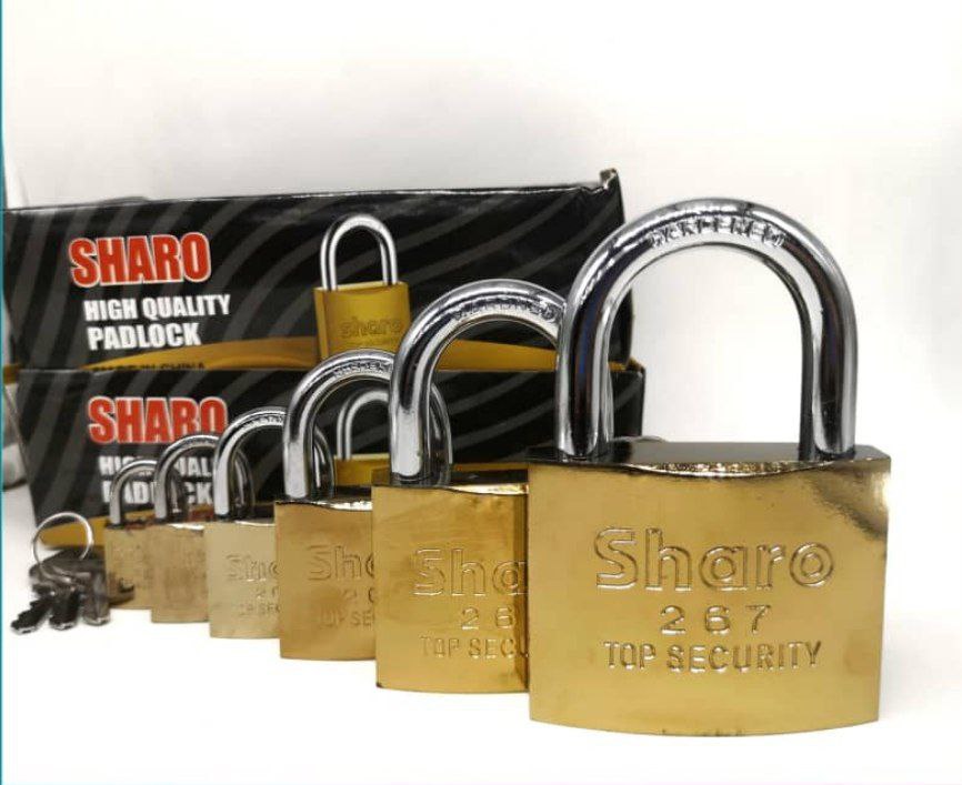 قفل آویز مغزی برنجی شارو sharo
