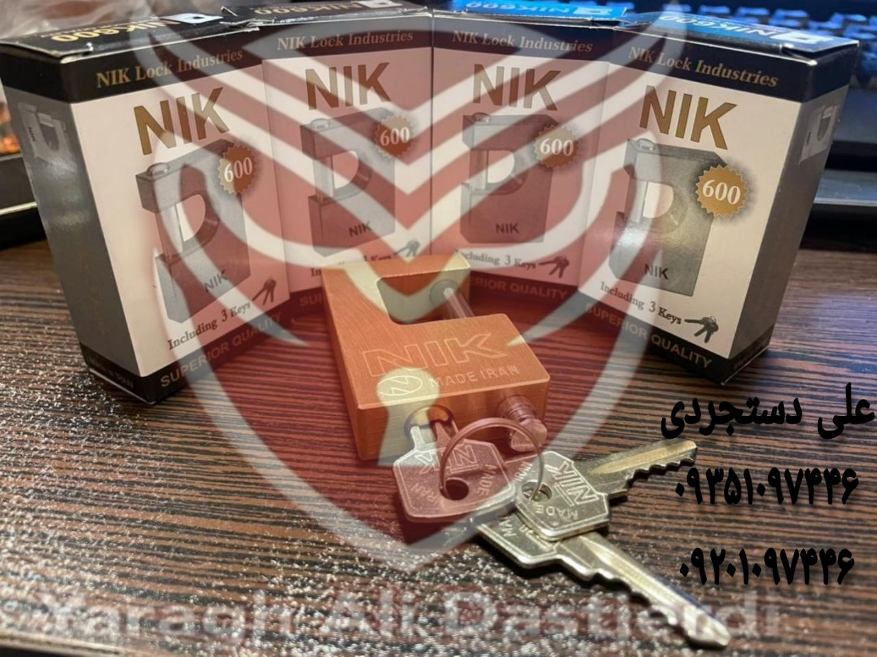قفل کتابی ۶۰ برنجی نیک NIK کارتن ۶۰ عدد ارسال بار به تمام نقاط کشور 09351097446 09201097446 02166455