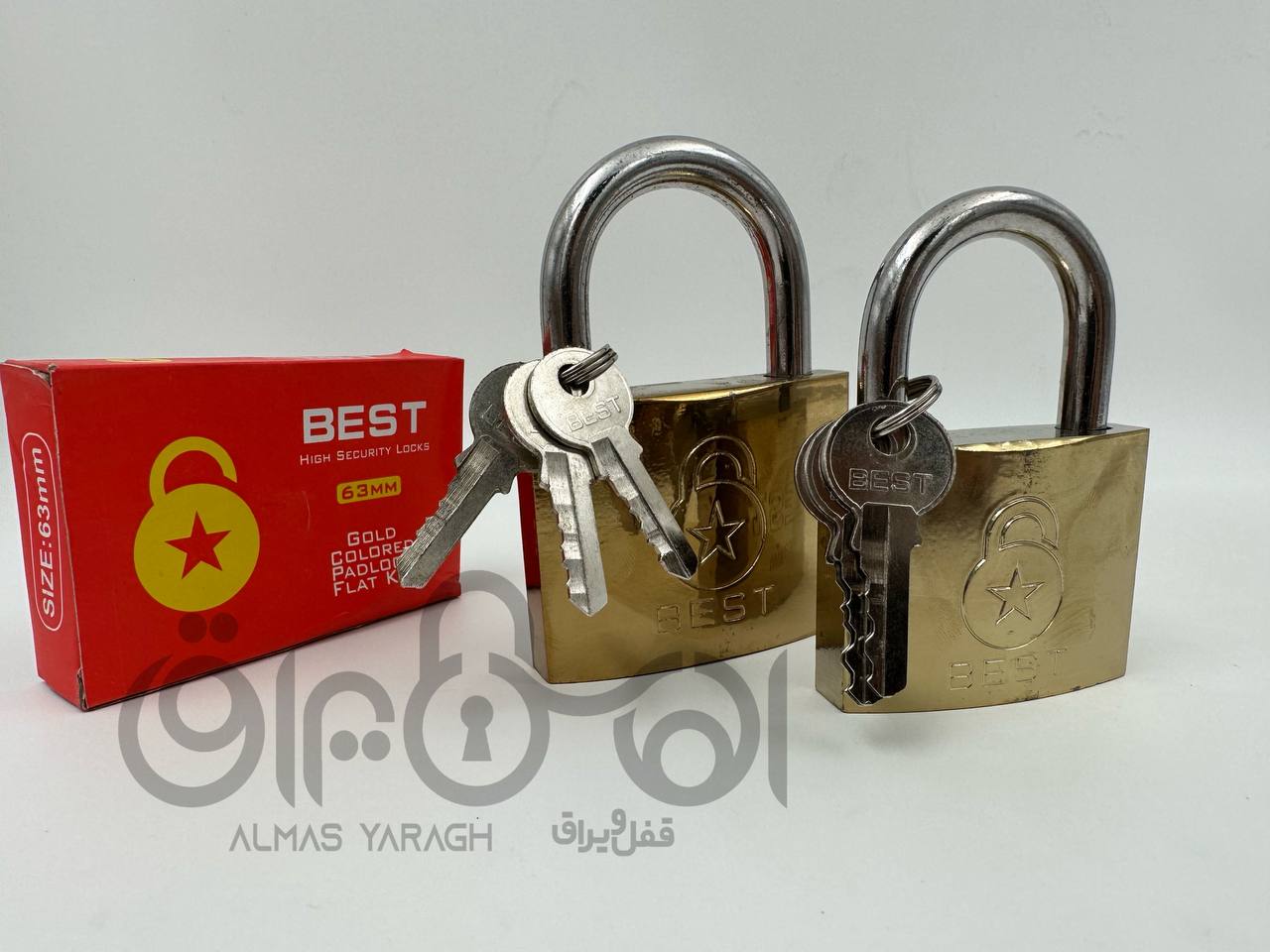 قفل آویز طلایی BEST 