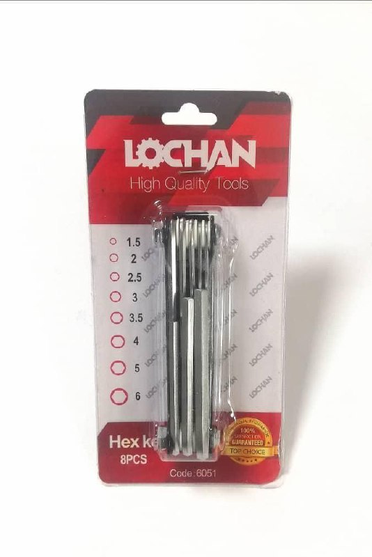  آلن چاقويي ۶ گوش درجه یک LOCHAN