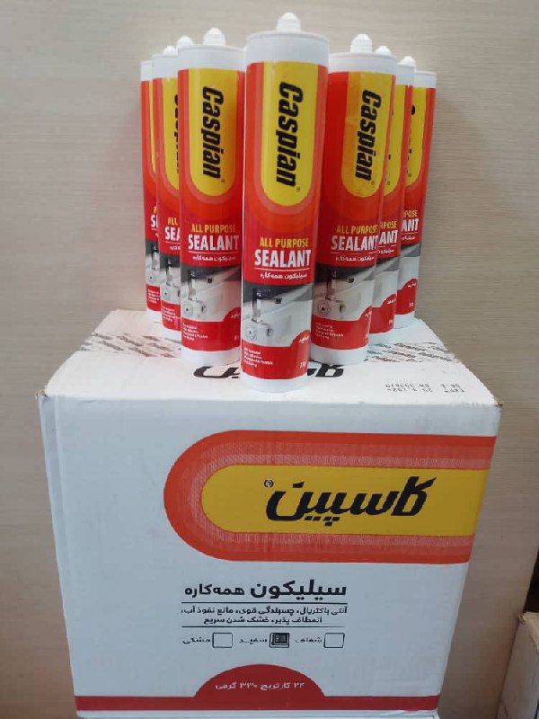 عرضه چسب سیلیکون کاسپین 