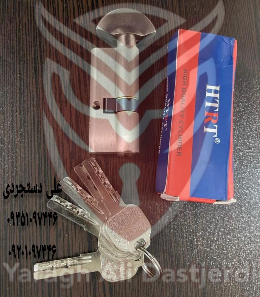سیلندر ۷ آپارتمانی اچ تی آر تی HTRT کلید کامپیوتری کارتن ۱۲۰ عدد